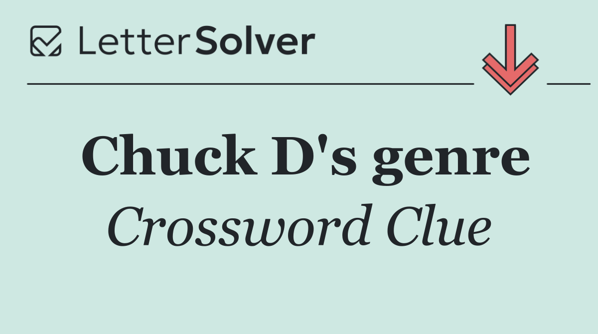 Chuck D's genre