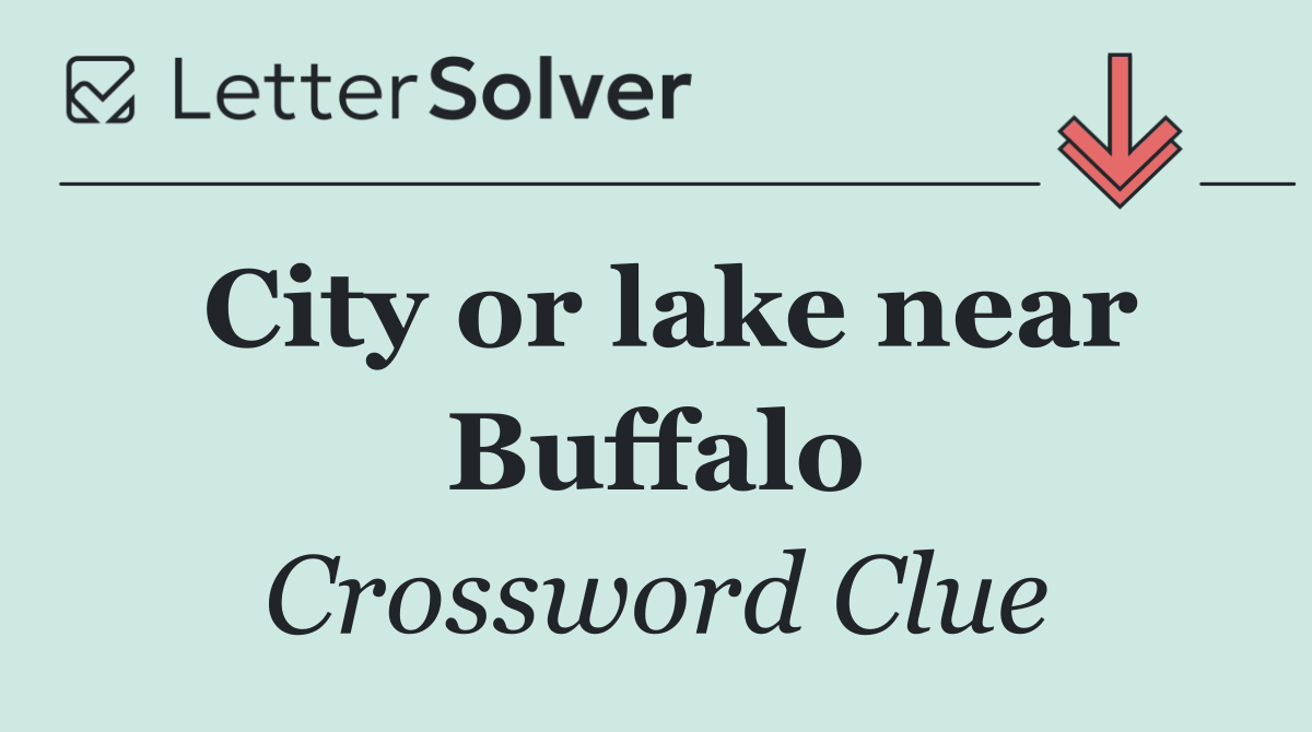 City or lake near Buffalo
