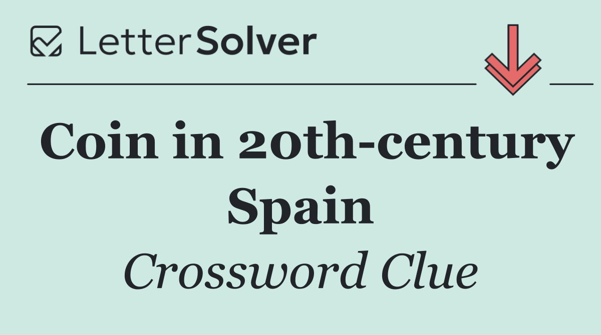 Coin in 20th century Spain
