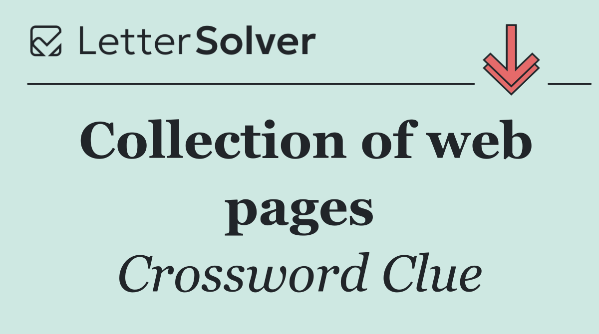Collection of web pages