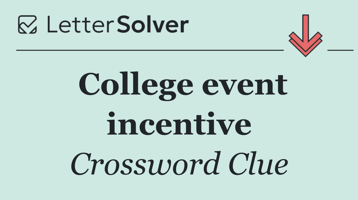 College event incentive