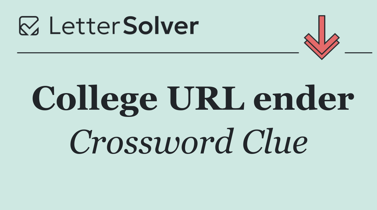 College URL ender