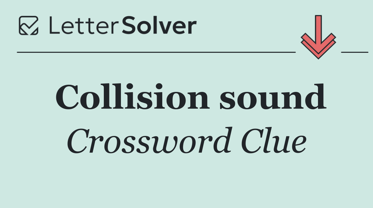 Collision sound