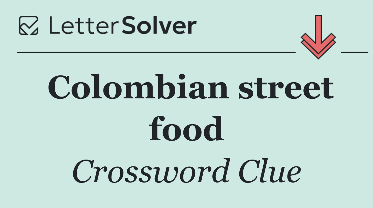 Colombian street food