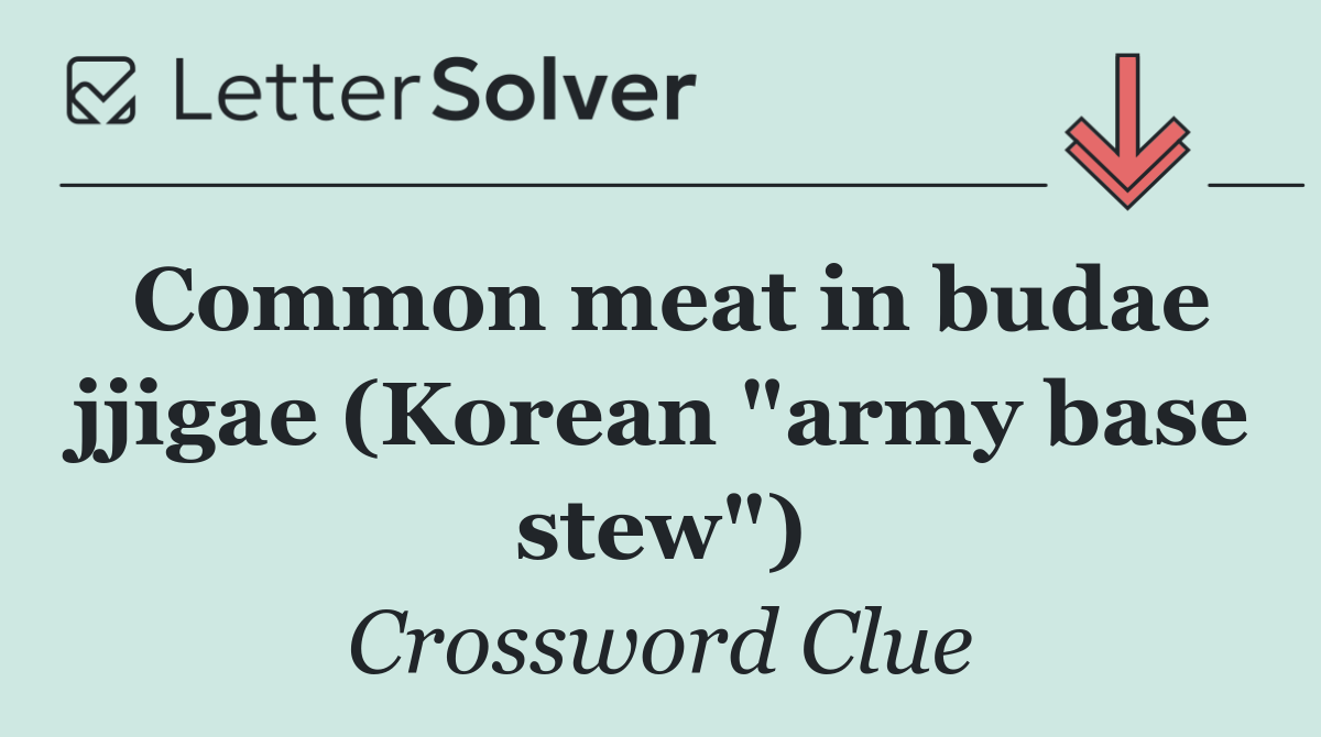 Common meat in budae jjigae (Korean "army base stew")
