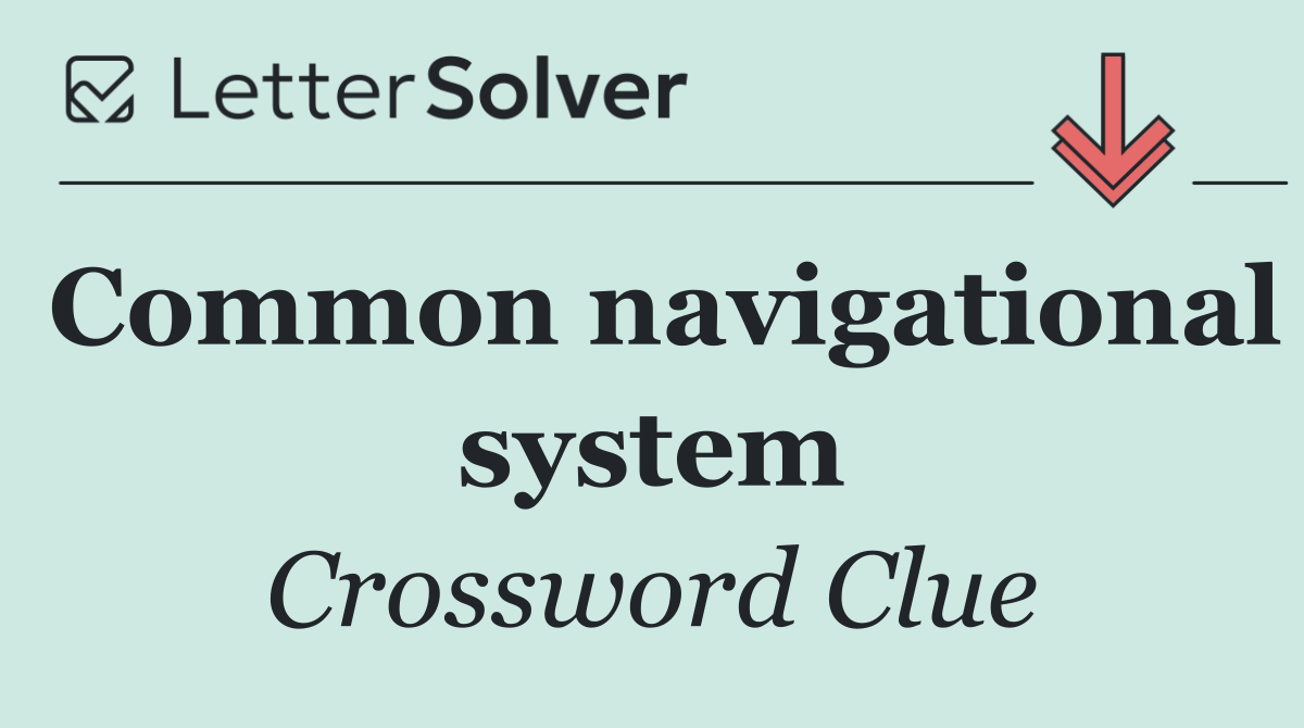 Common navigational system