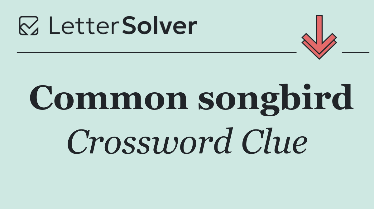 Common songbird