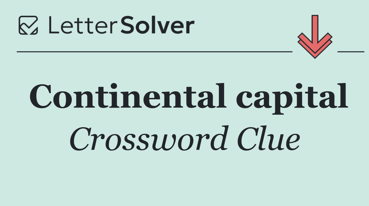 Continental capital