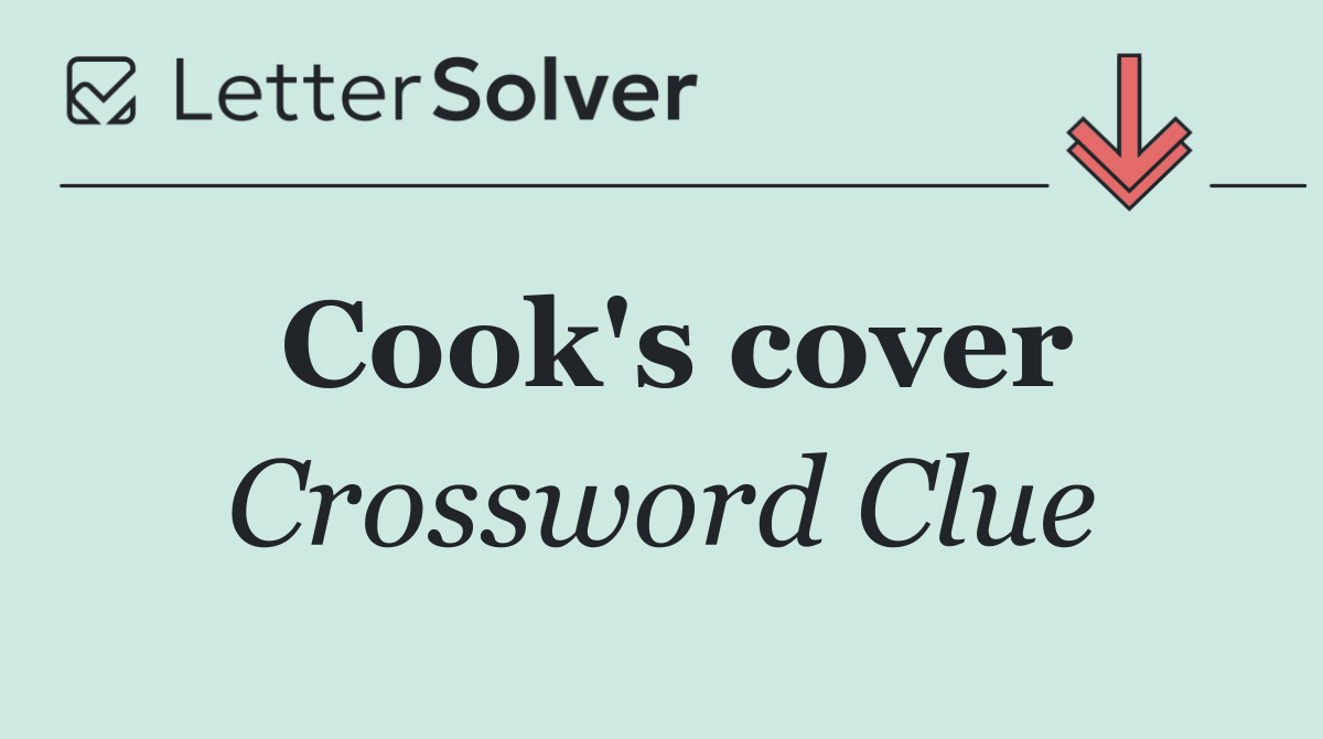 Cook's cover