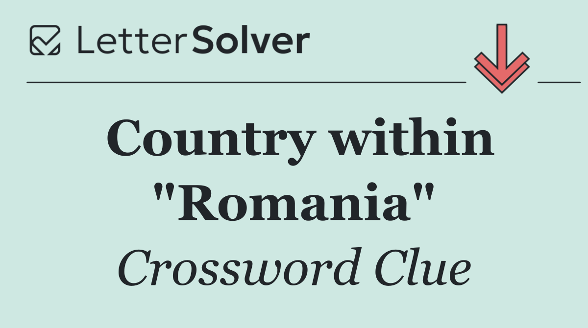 Country within "Romania"