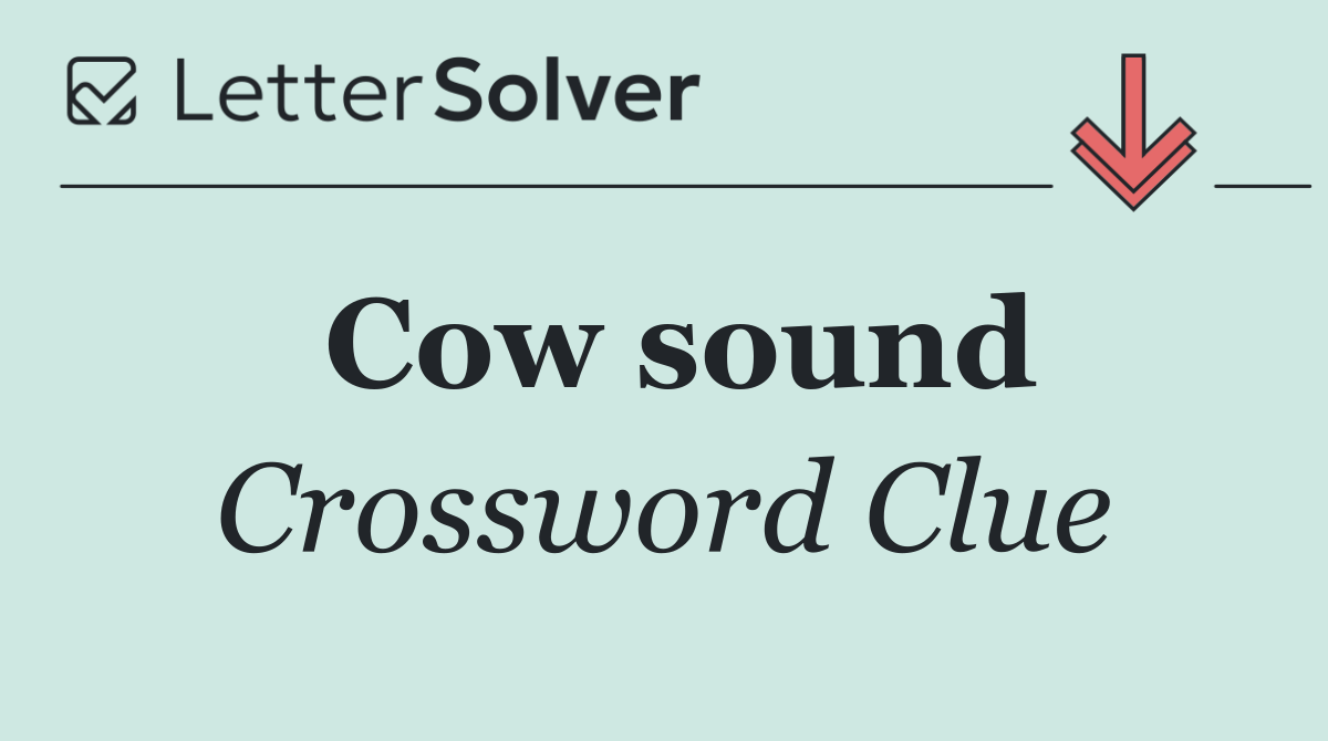 Cow sound