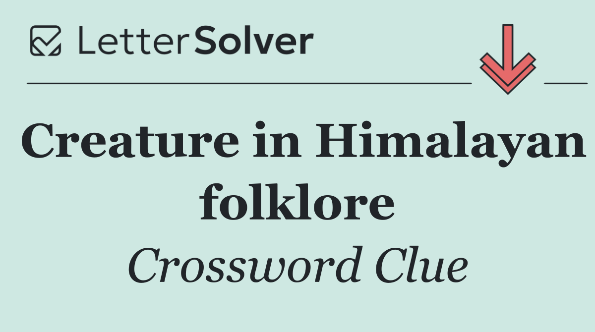 Creature in Himalayan folklore