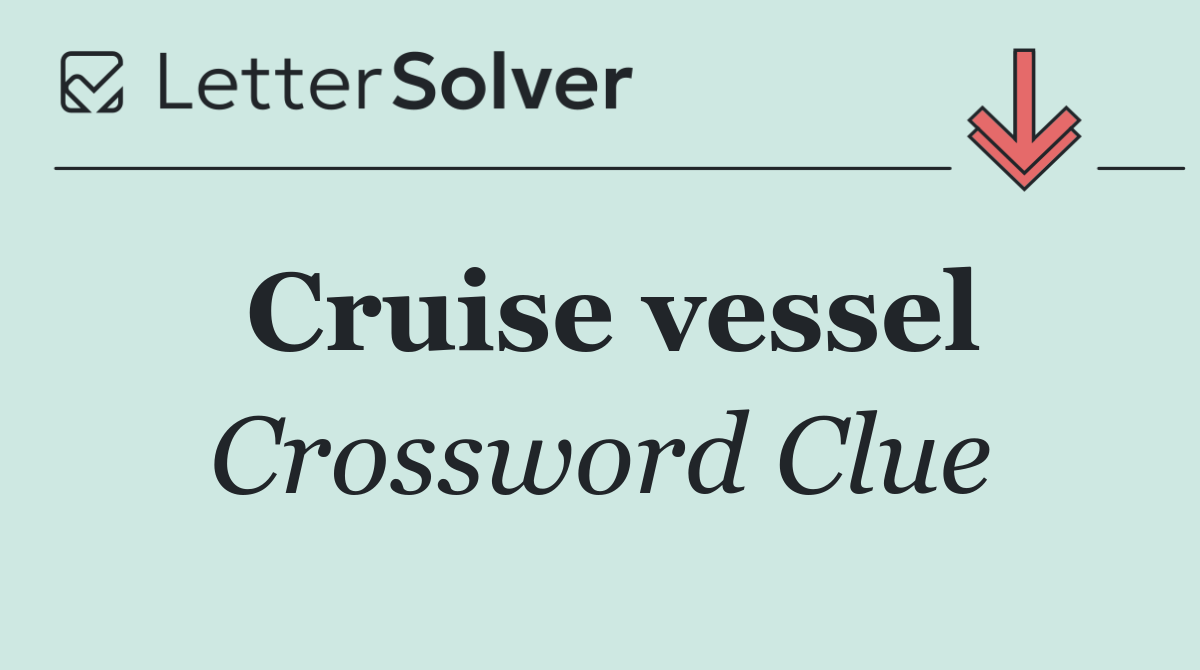 Cruise vessel