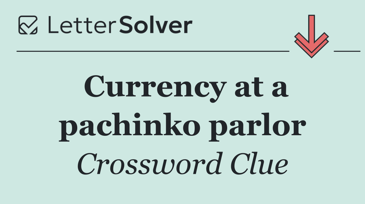 Currency at a pachinko parlor