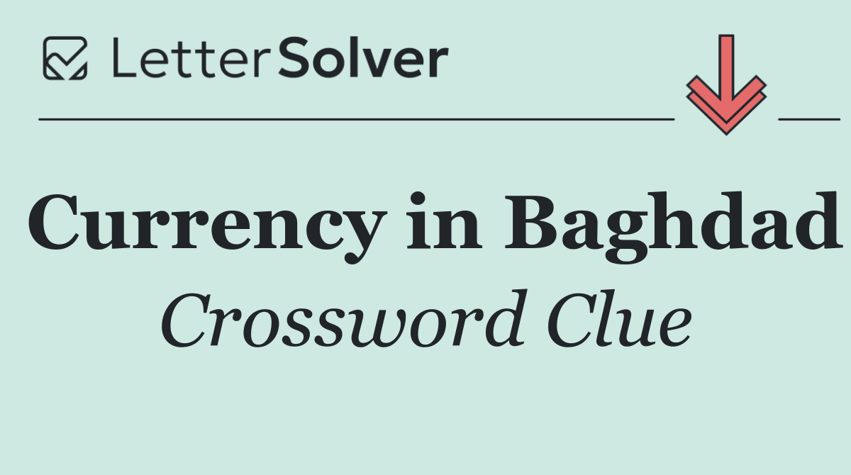 Currency in Baghdad