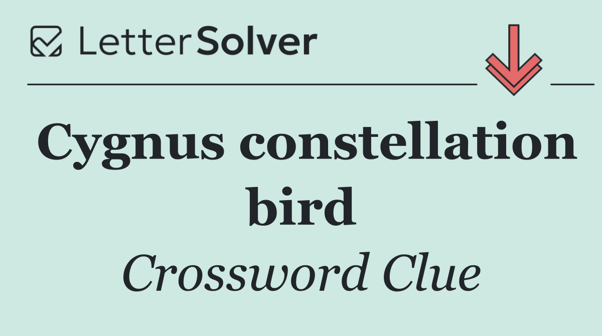 Cygnus constellation bird