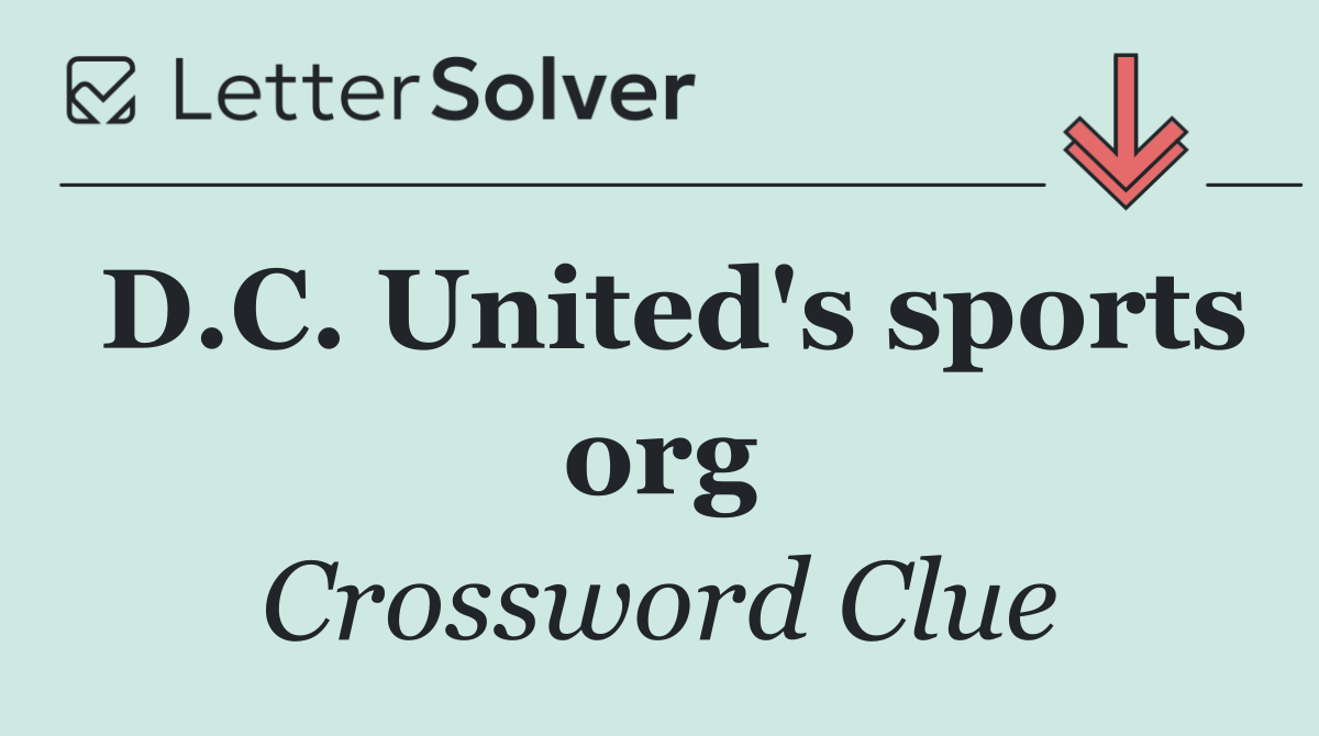 D.C. United's sports org