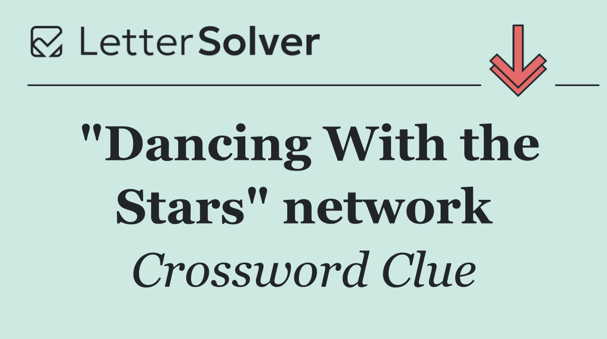 "Dancing With the Stars" network