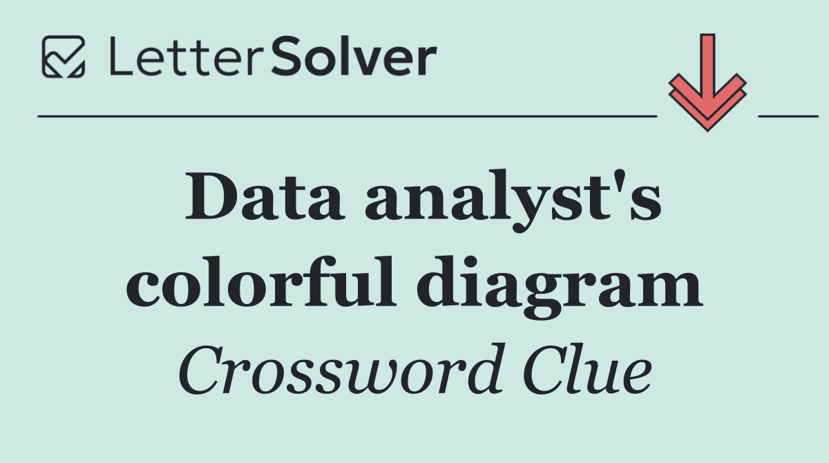 Data analyst's colorful diagram