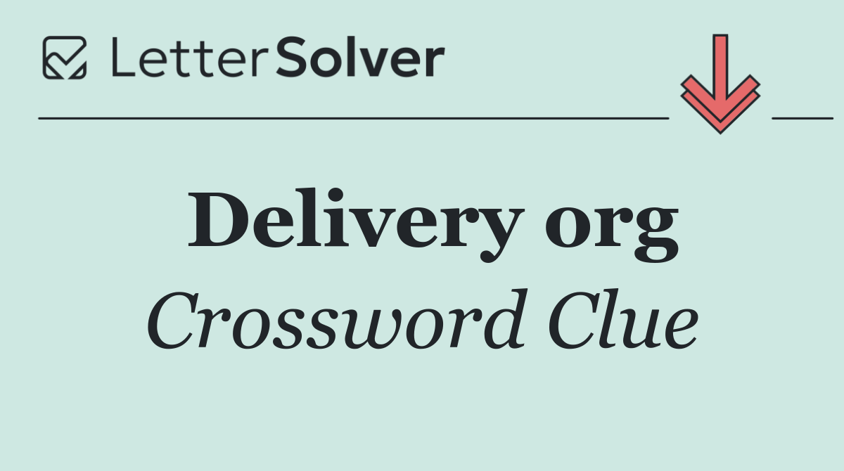 Delivery org