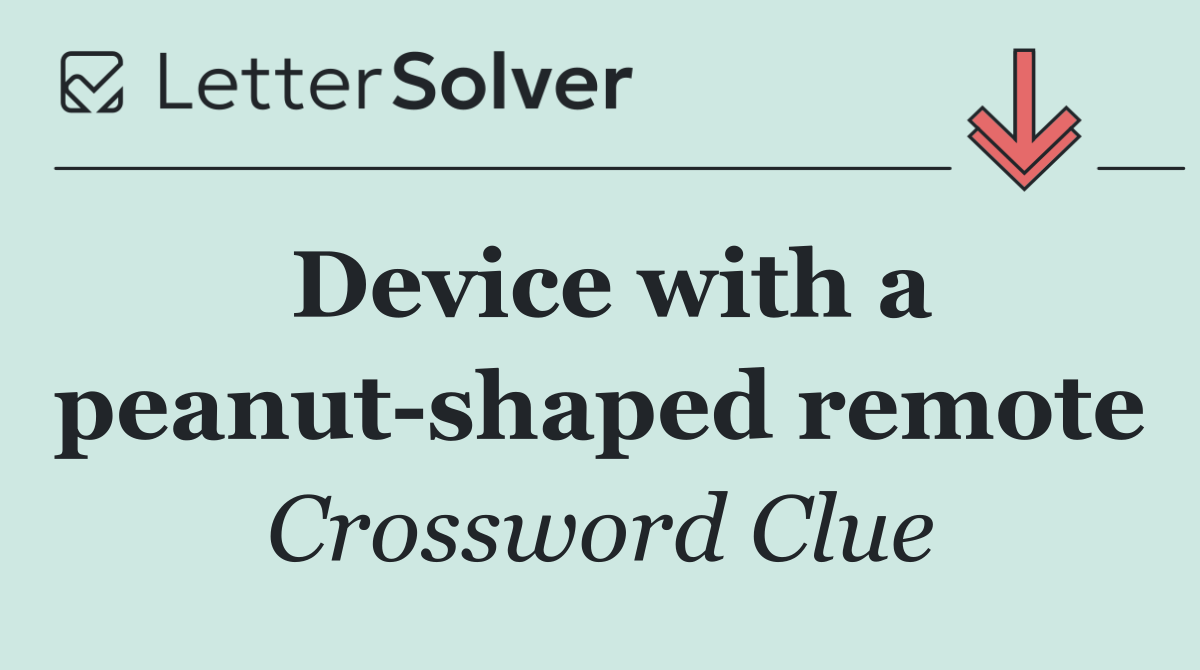 Device with a peanut shaped remote