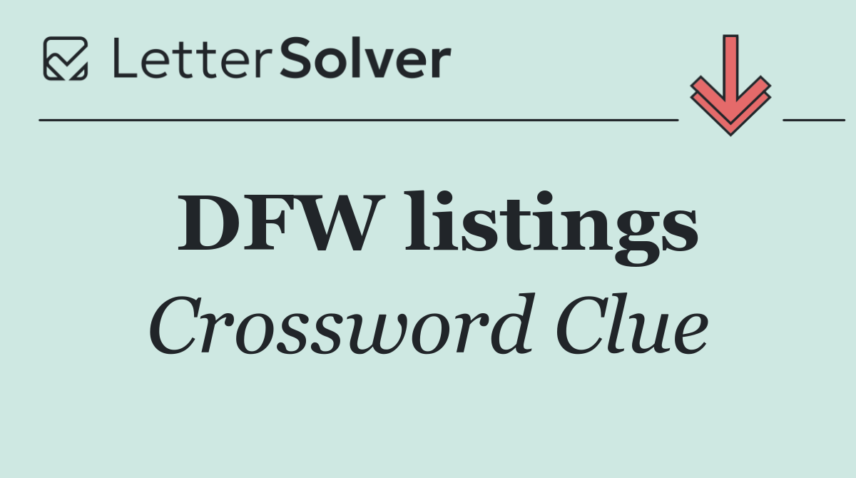 DFW listings
