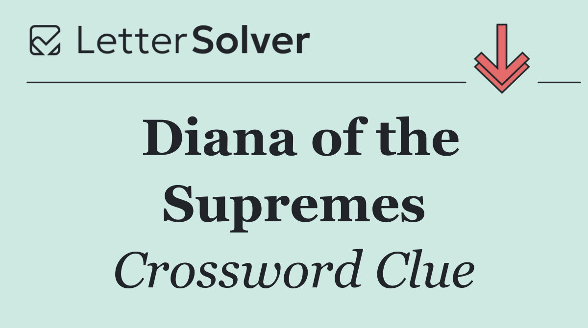 Diana of the Supremes