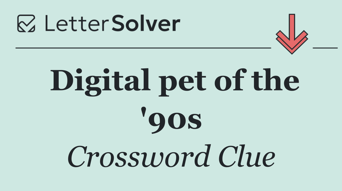 Digital pet of the '90s