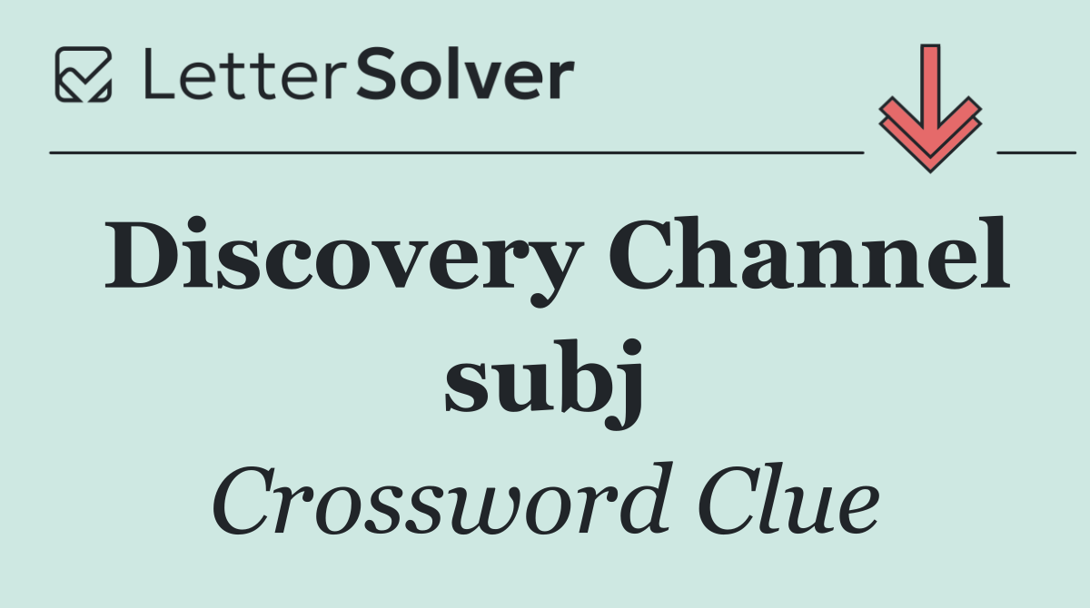 Discovery Channel subj