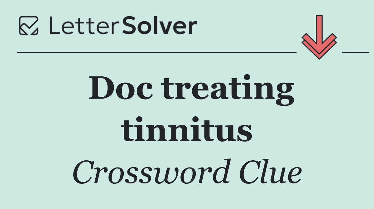 Doc treating tinnitus