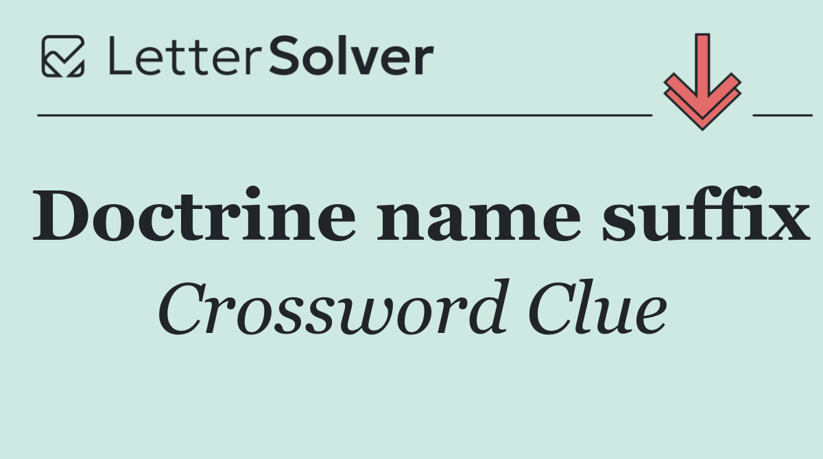 Doctrine name suffix