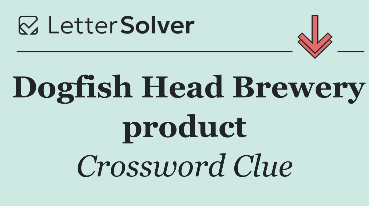 Dogfish Head Brewery product