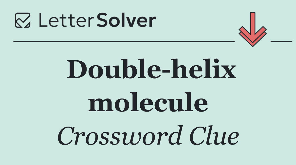 Double helix molecule