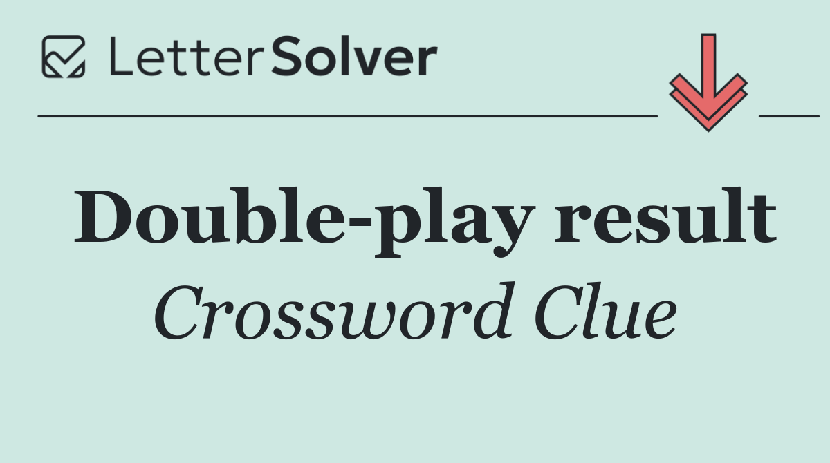 Double play result