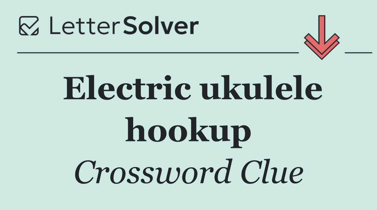 Electric ukulele hookup