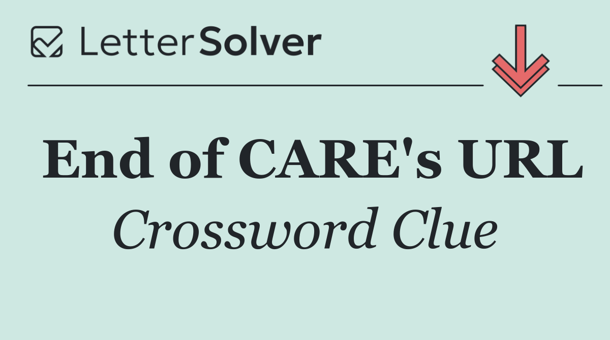 End of CARE's URL