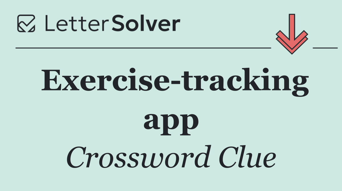 Exercise tracking app