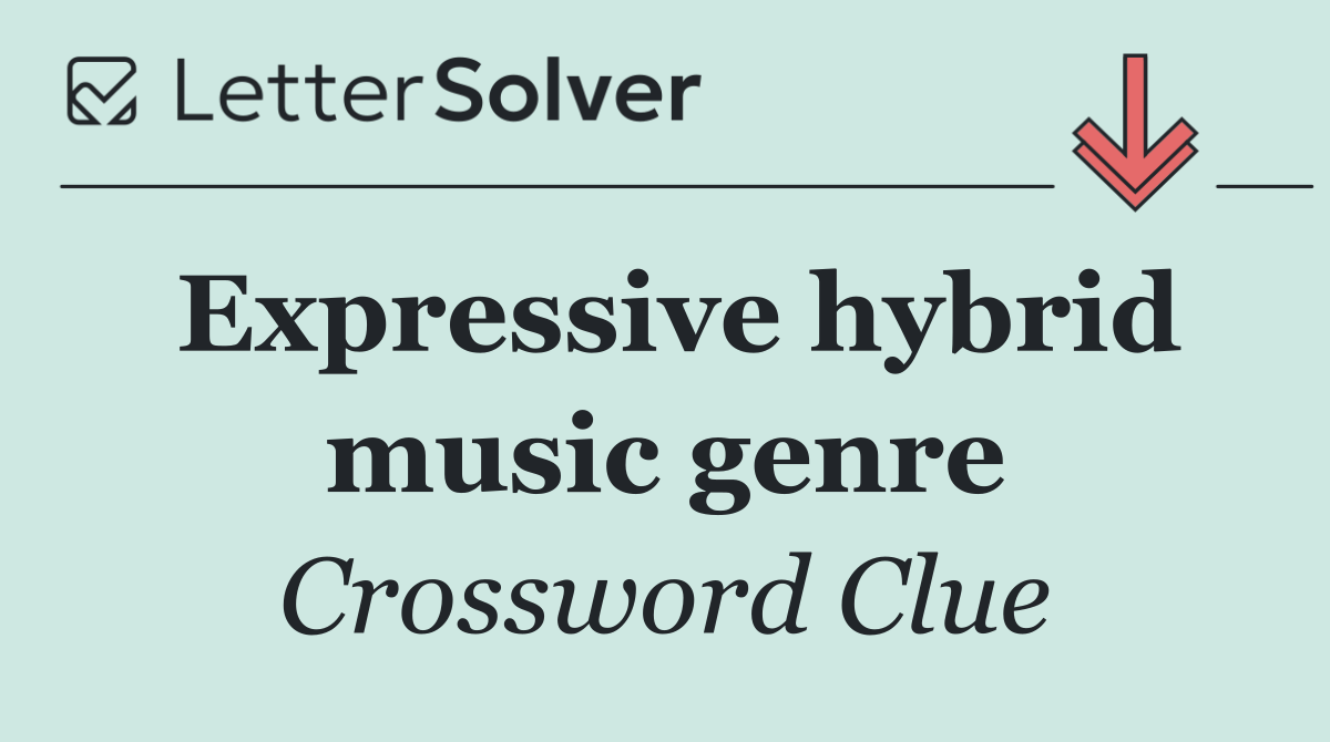 Expressive hybrid music genre