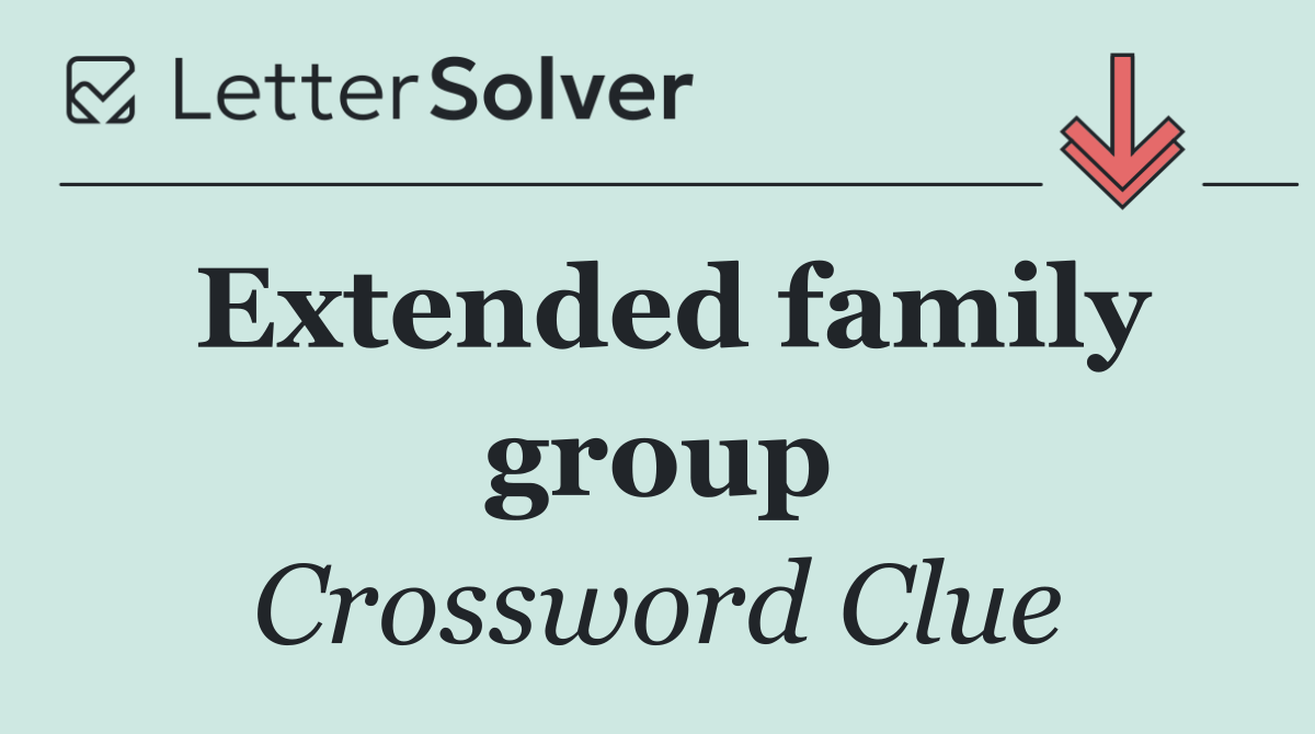 Extended family group
