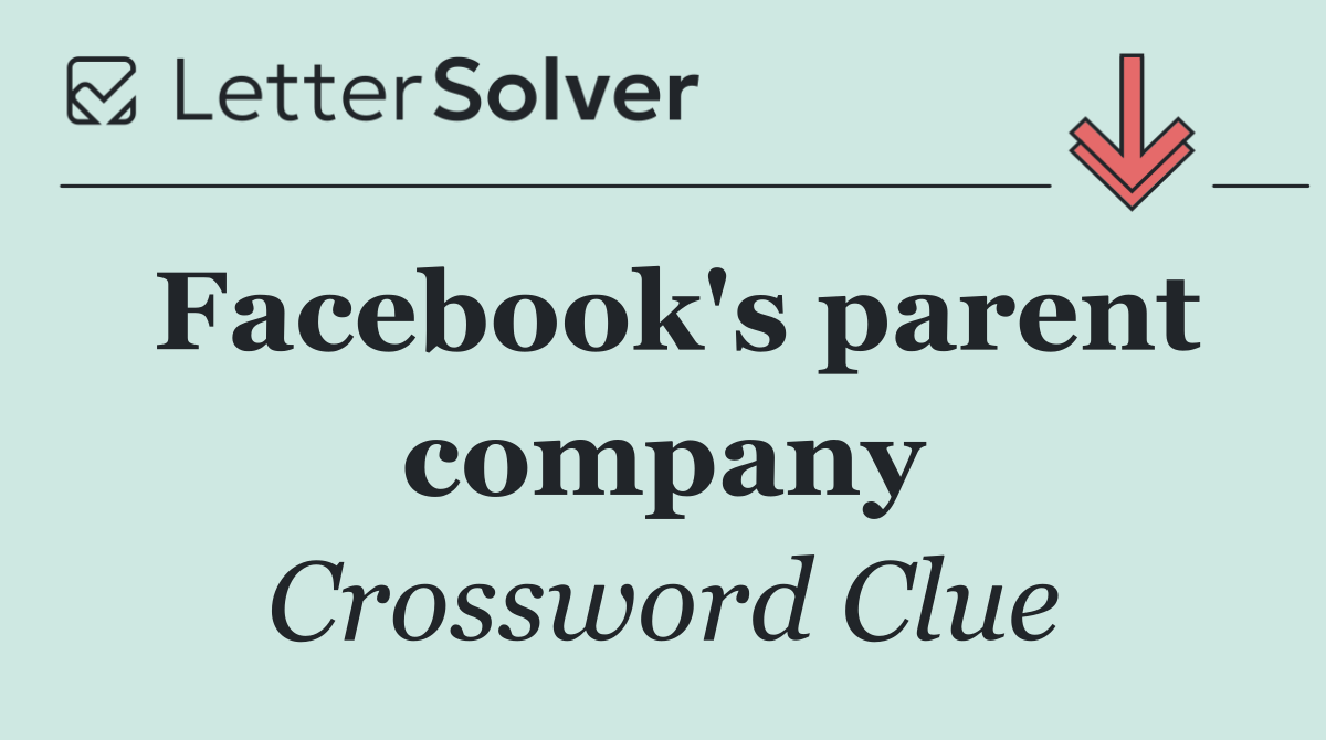 Facebook's parent company