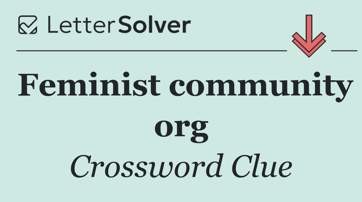 Feminist community org