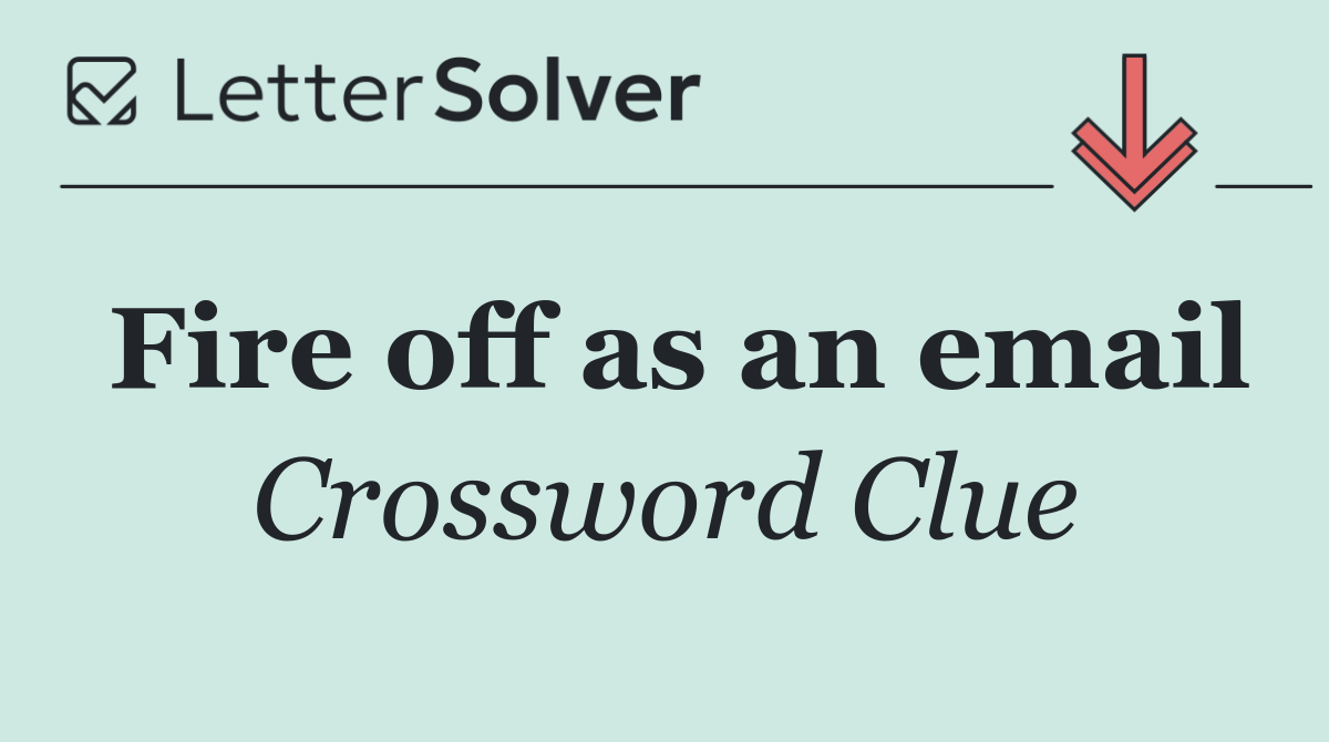 Fire off as an email