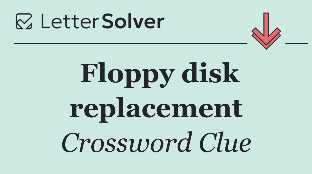 Floppy disk replacement