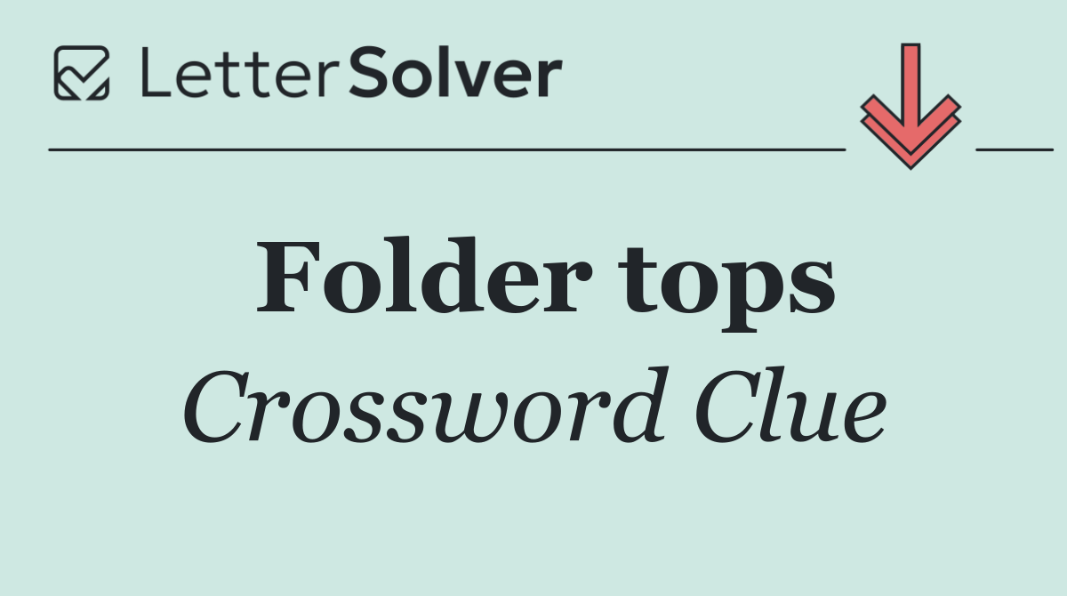 Folder tops