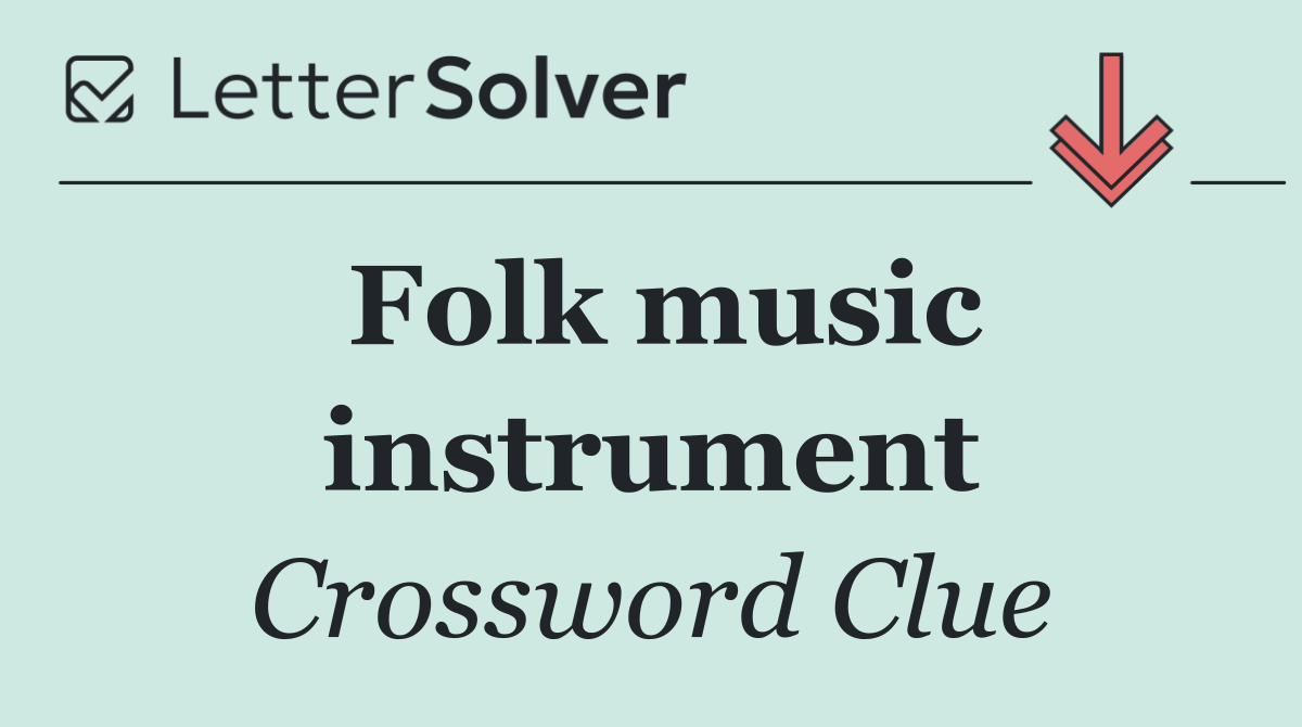 Folk music instrument