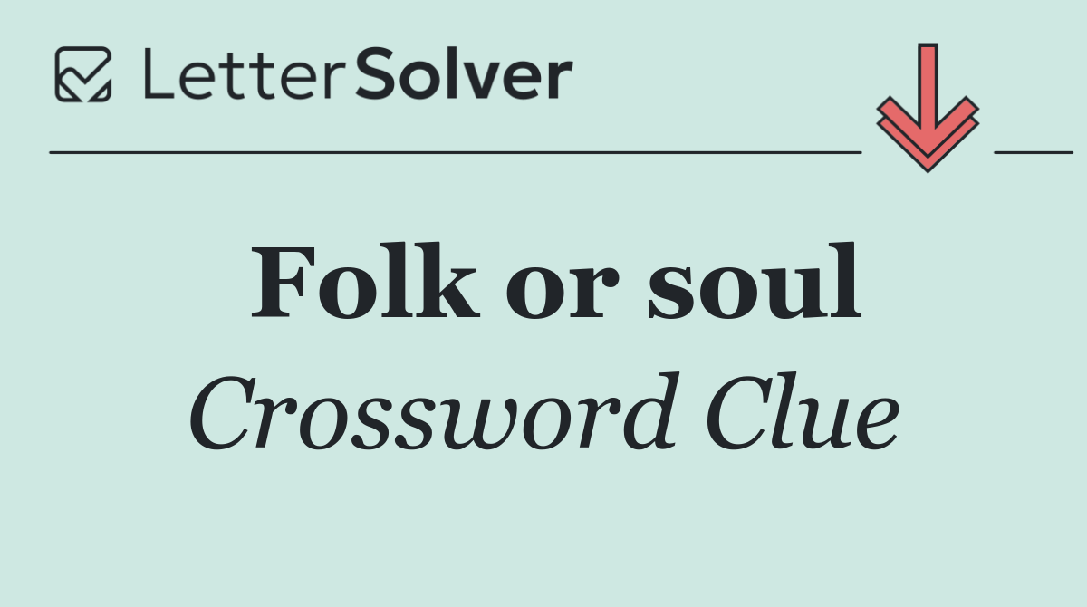 Folk or soul
