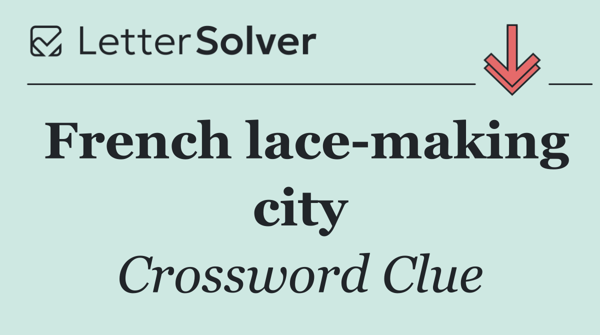 French lace making city