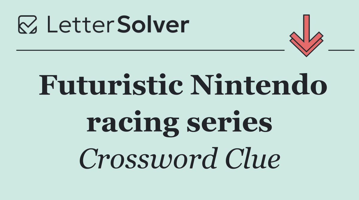 Futuristic Nintendo racing series