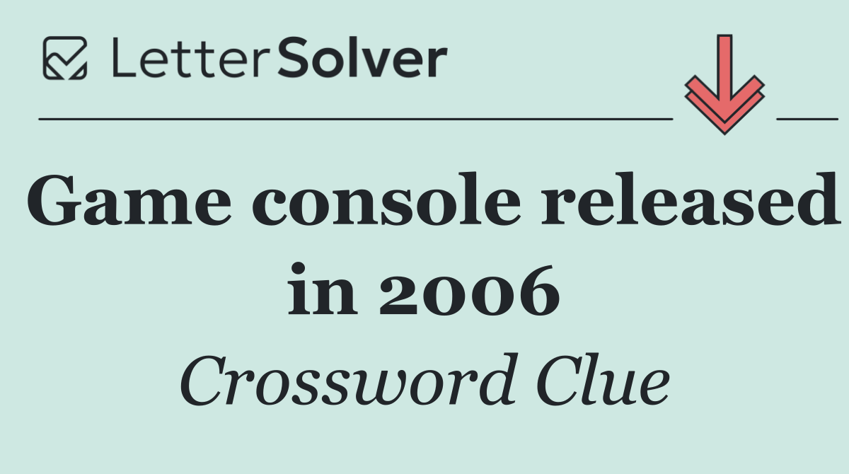 Game console released in 2006