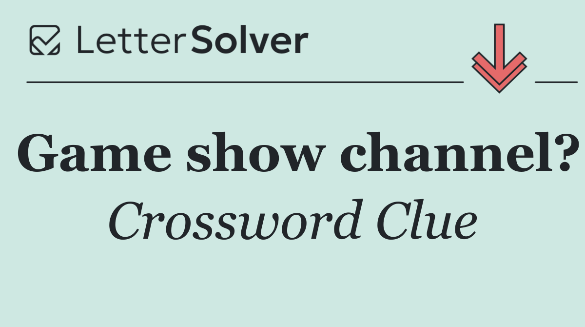 Game show channel?